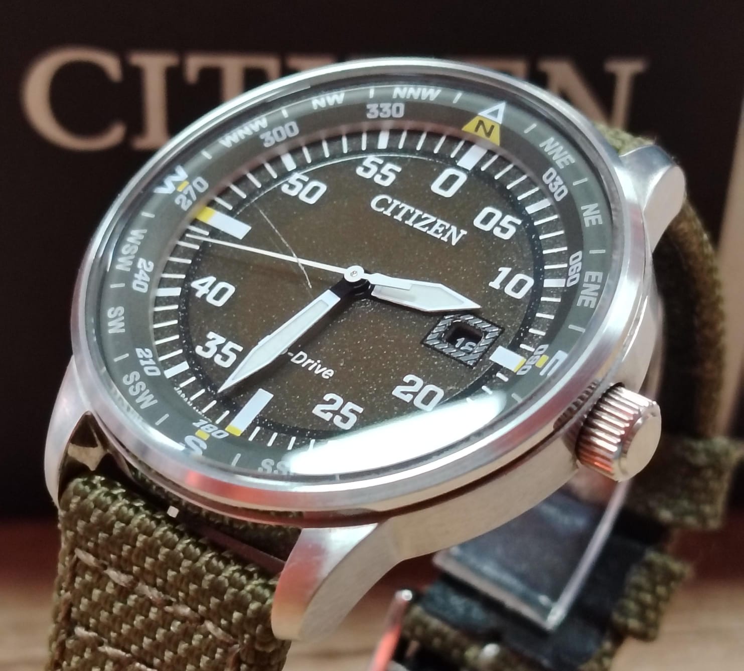 DS11 Ceas Barbatesc Citizen E111-S113709 42 mm, Eco Drive, Quartz